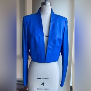 AKRIS LAURETTA NAPPA LEATHER JACKET